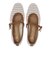 JE-5501　MESH FLAT PUMPS　WHITE　716894-0002