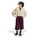 KT2228　W SST DOUBLE LAYERED CROPPEDTT　KHAKI3　715758-0001