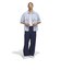 KT7990　M POPLIN BUTTN UP(ORI PREP)　NIGHTINDIGO　715801-0001