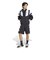 KR1378　M BLOCKED TRACKTOP　BLACK　716387-0001