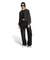 KS9141　W SST DOUBLE LAYERED CROPPEDTT　BLACK　715712-0001
