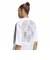 KZ4764　W LACE SS JERSEY　*WHITE/BLACK　716470-0001