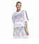 KZ4764　W LACE SS JERSEY　*WHITE/BLACK　716470-0001
