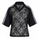 KZ4763　W LACE SS JERSEY　*BLACK/WHITE　716469-0001