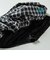 126K3151001　W CHECK BALLOON SKIRT　NAVY　715456-0001