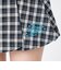 126K3151001　W CHECK BALLOON SKIRT　NAVY　715456-0001