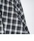 126K3151001　W CHECK BALLOON SKIRT　NAVY　715456-0001