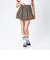 126K3151001　W CHECK BALLOON SKIRT　ORANGE　715456-0003