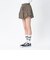 126K3151001　W CHECK BALLOON SKIRT　ORANGE　715456-0003