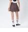 126K3151001　W CHECK BALLOON SKIRT　RED　715456-0002