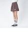 126K3151001　W CHECK BALLOON SKIRT　RED　715456-0002