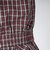 126K3090801　W CHECK ZIP BLOUSON　RED　715455-0002