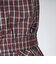 126K3090801　W CHECK ZIP BLOUSON　RED　715455-0002