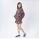 126K3090801　W CHECK ZIP BLOUSON　RED　715455-0002