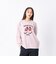 126K3020001　W authentic PT LS-TSHIRT　PINK　715452-0003