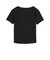 639076　W ESS RIBBED SLIM SHORT TEE　01BK　717911-0001