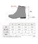 W3072　BELT SIDE GORE SHORT BOOTS8　BLACK　713963-0001