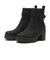 W3072　BELT SIDE GORE SHORT BOOTS8　BLACK　713963-0001