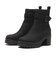 W3072　BELT SIDE GORE SHORT BOOTS8　BLACK　713963-0001