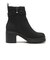W3072　BELT SIDE GORE SHORT BOOTS8　BLACK　713963-0001