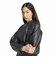 KQ6433　W PLEATHER SST TRACKTOP　BLACK/MAROON　716057-0001