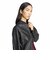 KQ6433　W PLEATHER SST TRACKTOP　BLACK/MAROON　716057-0001