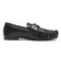 JE-2211　MOCCASIN COIN LOAFERS　BLACK　718950-0001