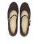 JE-3102　MARY JANE PUMPS 3　BROWN DOT　718948-0002