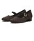 JE-3102　MARY JANE PUMPS 3　BROWN DOT　718948-0002