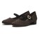 JE-3102　MARY JANE PUMPS 3　BROWN DOT　718948-0002