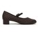 JE-3102　MARY JANE PUMPS 3　BROWN DOT　718948-0002