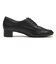 JE-3100　LACE UP LOAFERS 3　BLACK　718946-0001