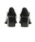 JE-6061　CHUNKY HEEL LOAFERS 6　BLACK　718952-0001