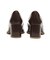 JE-6061　CHUNKY HEEL LOAFERS 6　BROWN　718952-0002