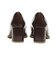 JE-6061　CHUNKY HEEL LOAFERS 6　BROWN　718952-0002