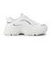 FU0101410100　FILA WAVY DAY v2　*White/Silver　720994-0001