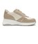 JE-47　PLATFORM BICOLOR SNEAKERS 5.5　P.BEIGE　718942-0002