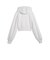 639109　W ESS CROPPED HOODIE TR　05WH GLOW H.　717916-0002