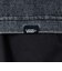 126K1022200　U Punch Hole Full Patch L TEE　BLACK　715655-0002