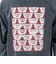 126K1022200　U Punch Hole Full Patch L TEE　BLACK　715655-0002