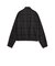 639021　W T7 RELAXED TARTAN WOVEN JKT　01BK　717908-0001