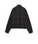 639021　W T7 RELAXED TARTAN WOVEN JKT　01BK　717908-0001