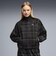 639021　W T7 RELAXED TARTAN WOVEN JKT　01BK　717908-0001