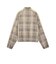 639021　W T7 RELAXED TARTAN WOVEN JKT　81MOUSE GRAY　717908-0002