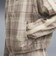 639021　W T7 RELAXED TARTAN WOVEN JKT　81MOUSE GRAY　717908-0002