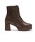 JE-53　LACE UP BOOTS 7.5　DK.BROWN　719998-0002