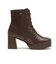 JE-53　LACE UP BOOTS 7.5　DK.BROWN　719998-0002