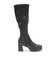 JE-51　STRETCH LONG BOOTS 7.5　BLACK　719997-0001