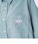 126K3071101　W DRAWSTRING CHECK SHIRT　SAX　717835-0003