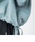 126K3071101　W DRAWSTRING CHECK SHIRT　SAX　717835-0003